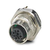 PHOENIX CONTACT 1553006 Straight FSD-4CON-L180/SCO SH 4P M12 SKT PNL MNT