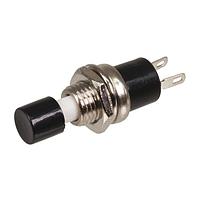 Shin Chin R13-24A-05-BB ສະຫຼຸບສະຫຼຸບມາດຕະຖານ SPST OFF-(ON) ສີດຳ