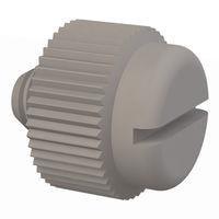 Essentra Components 090832012TEG ກຸມສະກຸນມີລູດລົງມື, ສະກຸນມືມີລູດສະລອດ, #8-32 ການດັບກະດູກ, 1/8 ຍາວ