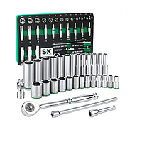 SK tools SK01454 ຊຸດບັອກເກັດຂະໜາດ 1/4" 101 ຊິ້ນ