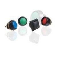 ITW Switches 59-313 ສະຫນອງອຸດສາຫະກຳ MINI METAL PANEL SEALED-ALLOY H/R GRN