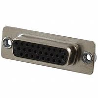 NorComp 780-M26-203L011 ຂໍ້ມູນສູງ D-Sub Connectors IP67,26P HD FEM SCUP NI W/CLINCH NUT 1