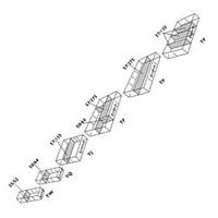 Flambeau 57/135C12PK ຕັດແຍກລົງຕູ້ TF/TJ ຕັດແຍກລົງລູກຖັງຕູ້ທີ່ນຳກະທົບ 12 ຊຸດ
