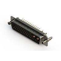EDAC 627-43W2224-1NE ຕົວເຊື່ອມຕໍ່ Mixed Contact D-Sub Connectors Vertical Combo Dsub
