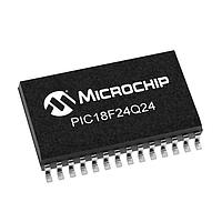 Microchip Technology PIC18F24Q24T-I/SO ມາຄຣອຄຄອນເຕີ 16KB Flash, 1KB RAM, 512bytes EEPROM, MVIO, 10b ADC2, 8b DAC, ACP, Comp, PWM,