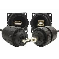 CONXALL DCC-USBBT-180 ຕົວເຊື່ອມ USB ປະເພດ B ປິດ USB B PLUG FI. ມີເກັບກັນ