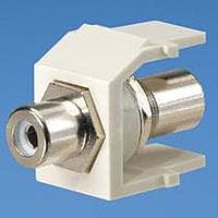 Panduit NKRTMWIW ພາສ໌ ທຣູ ໂມດູນ RCA ແຊກຂາວ