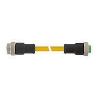 Murrelektronik 7700-A5A01-U1D0030 ເສັ້ນສາຍອາເຊນເຊີ / ເສັ້ນສາຍອາຄຕູເຕີ ຂະໜາດນ້ອຍ (7/8) 5 ແພວ, ປູກຊາຍ (ພາຍນອກ) 0/ປູກຜູ້ຍິງ 0, TPE 5x16AWG ye UL/CSA, TC-ER 0.3m