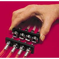 OMEGA FT-LM160-04 ຂໍ້ຕໍ່ໄວພິເສດສໍາລັບ 3 ຫາ 5 ເສັ້ນ (1/4 in, Compression Fitting, 1/4 in, Quick Coupling (Multiple Mount Bodies), Coupling, Compression Fitting)