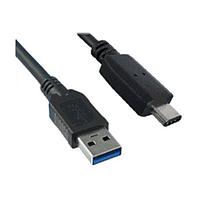 Qualtek Electronics 3023048-01M USB 3.1 Gen 1 USB 3.1 Gen 1 A ຜູ້ຊາຍ ເຖິງ USB 3.1 ປະເພດ C ຜູ້ຊາຍ, ຄວາມຍາວ 1M, 5Gibps, ສີດຳ