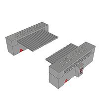 Samtec FFSD-08-D-02.50-01-N ປະຕູສ່ອງ IDC ສາຍສະເພາະ .050" Low Profile Tiger Eye(TM) ການປະກອບສາຍສະເພາະ IDC Ribbon