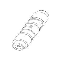 DEUTSCH - TE Connectivity CTL-20-090 ການຕໍ່ຕໍ່ສະຕິກເສັ້ນໃນແຖວຕົວຕໍ່ JUNCTION ASSY