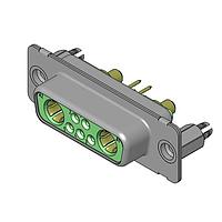 Molex / FCT 173107-1936 ຕູ້ຕໍ່ຕໍ່ສະຕິກ D-Sub FCT ML DSUB STR PC RCPT 9W4 W/SNAPIN