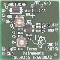 Texas Instruments TPA6100A2EVM ເຄື່ອງເພີ່ມສຽງ Audio Amplifier TPA6100A2 Eval Mod