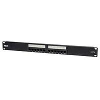 Tripp Lite N252-012 ແຜ່ນຕິດຕໍ່ 12-ພອດ 1U RKMNT CAT6 110 PATCH PANEL