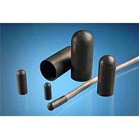 Alpha Wire CAP22 BK078 ບູດສາຍສະຫນອງຄວາມຮ້ອນ & ເຄັບສິ້ນ 0.29 ນິ້ວ I.D. FIT CAP Heat-Shrink Polyolefin 2:1, ຊິ້ນເດັດ, ສີດໍາ