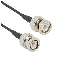 Amphenol RF 115101-02-12.00 ການປະກອບສາຍ RF BNC ST Plug ໄປຫາ BNC ST Plug RG-174 12 ນິ້ວ