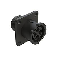 Amphenol SINE Systems FLS010N4S03 ຕົວເຊື່ອມ 4 POS SQUARE FLANGE RECEPT