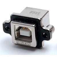 Amphenol Commercial Products MUSBD111M0 USB Type B USB B ມຸມຂວາ M3 ທົນທານ