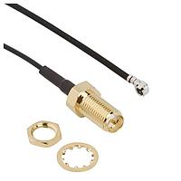 Amphenol RF 336314-14-0200 ສາຍສັ້ນ RF SMA RP BH Jk-AMC Plg 1.37mm, ສາຍຍາວ 200 ແມັດ