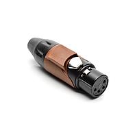 Amphenol Audio AX4FB1M ຕົວເຊື່ອມ 4P SOCKET F PLUG BLK W BRN MRK SLEEVE
