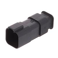 Amphenol SINE Systems AT04-6P-SR02BLK 6-Way Recpt 6-Way RD Seal Strain Relief ສີດຳ