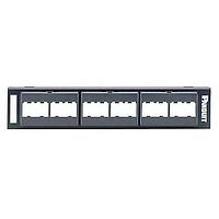 Panduit CPP12WBL ແຜ່ນຕໍ່ Patch Panel 12 Port ສີດຳ