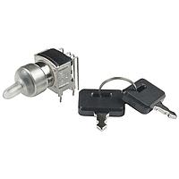 NKK Switches SK24EG30 ກະແຈລອກສະວິດ RT ANGLE PC MOUNT KEYLOCK