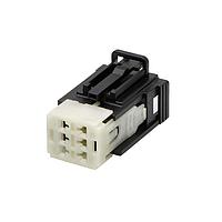 Molex 300081-7501 ອຸປະກອນຮັບສະຫນອງບໍ່ມີຝາ MX150 Pass Through Unsealed Receptacle MX150 Pass-Through Unsealed RECPT 2R 6Ckt Stackable Keying A UL 94 HB BLK Hsng