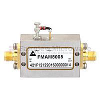 Fairview FMAM8005 50 dB Gain Block Amplifier Operating From 500 MHz to 2 GHz with 15 dBm P1dB and SMA
