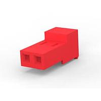 AMP Connectors - TE Connectivity 3-640433-2 ຮູງຮັບສະຕູປປິດບໍ່ມີແທບ 2P ແດງ 22 AWG