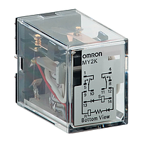 OMRON MY2K-02 24VDC Relay ພະລັງງານຂະໜາດນ້ອຍ (24VDC)