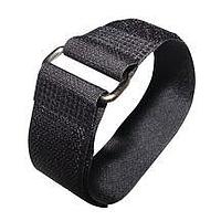 Essentra Components RKWDM-32-24-BK ສາຍຜັກ Hook and Loop Cinch Strap ມີແຫຼວເຫຼັ້ມເຫຼືອງ, Hook & Loop, ສີດຳ