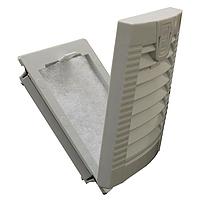 Orion Fans LFGH8092 ຊຸດປ້ອງກັນພັດລະຫັດແລະຕົວກັບກັນພັດລະຫັດປະເພດ Louvered ສໍາລັບ 80mm ແລະ 92mm, ມີບາກພັກ, ສີເທົາ