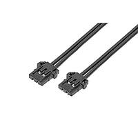 Molex 219656-2024 ສາຍສະແຕນລະດັບພິໂຄ-ລອກ F-F OTS Cbl Assy SR 600mm Au 2Ckts Blk