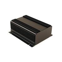 Hammond Manufacturing 1455NHD1601BK ການລົງຄວາມຮຸນແຮງຄວາມຮຸນ HEAT DISP-EXT ALUM 6.3 x 4.37 x 2.39"BK