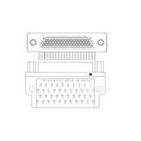 Raychem - TE Connectivity 1-1532256-2 ຕູ້ຕໍ່ Micro-D D-Sub M83513/11-G03NP MCKS-N1-P-51PRT1B