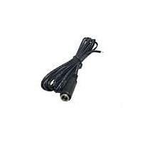 Kobiconn 172-7426-E ສາຍສະໜອງພະລັງ DC 2.1 DC JACK-STRAIGHT 72" ສີດຳ/ສາຍຊິບ