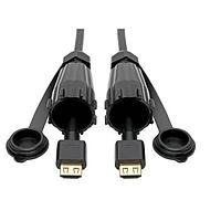 Tripp Lite P569-010-IND2 HDMI ສາຍສັ້ນ Tripp Lite HDMI ສາຍສັ້ນ ຄວາມໄວສູງ 2 IP68 ຂໍ້ຕໍ່ອຸດສາຫະກຳ Ethernet 10ft