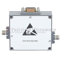 Fairviewmicrowave SAA-0818-060-SMA 0 to 60 dB Voltage Variable Attenuator From 8 GHz To 18 GHz PIN Diode And SMA