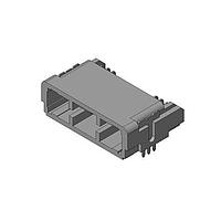 JAE Electronics MX77A016HF1 ຮອດເດີຄອມແພກ, ພິນຮອດເດີ 16 ຕຳແໜ່ງ RA, SMT