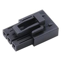 Molex 215913-1003 ກອງຫຼັກ Mini-Fit Max Receptacle Housing, ບັນດາດຽວ, UL 94V-0, 3 ວົງຈອນ, ສາມາດທົດສອບ Glow-Wire, ສີດຳ
