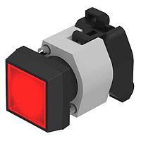 EAO 704.229.2 Momentary, Square INDCT RND W-GRN LENS ສີເຫຼືອງ