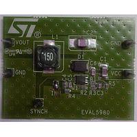STMicroelectronics EVAL5980 ຕົວຄວບຄຸມແຮງດັນໄຟຟ້າ - ຕົວຄວບຄຸມແຮງດັນໄຟຟ້າປ່ຽນສະຖານະ 700mA ລະດັບລົດ L5980 EVAL BRD