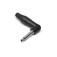 Amphenol Audio TM2RBJ ຕົວເຊື່ອມໂທລະສັບ 2POLE MONO RA PLG MATT BLK NI PLT CONT