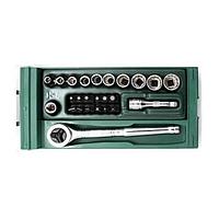 SATA 09206 ຊຸດ DR SOCKET 25PCS 1/4"DR (METRIC)