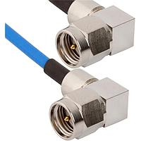 Amphenol SV Microwave MRSMA-085-MRSMA-060 ສາຍສະບັບ RF SMA R/A M ເຖິງ SMA R/A M 6" Cable