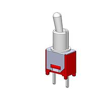 Mountain Switch 108-0050-EVX ສະຫນັບສະຫນູນ Toggle Switch SPST ON-OFF