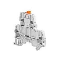 AMP Connectors - TE Connectivity ZS4-D2-S ບລັອກຂໍ້ຕໍ່ຜ່ານ Feed Through Terminal Block Aut SNK Screw