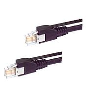 Stewart Connector RJP50075AB-A ສາຍສະບັບ Cat 5e RJ Point Five ເຖິງ RJ 45 ບໍ່ມີການປົກກັນ 7.5m